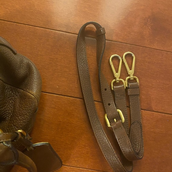 Brown PRADA satchel bag - Picture 9 of 9